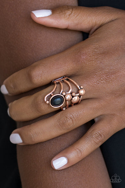 Wanderlust Wanderer - Copper - Paparazzi Ring (R270)