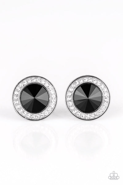 What Should I BLING? - Black - Paparazzi Earrings (#2230)