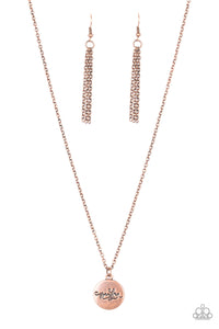 Paparazzi Short Necklace - Worlds Best Grandma - Copper (#446)