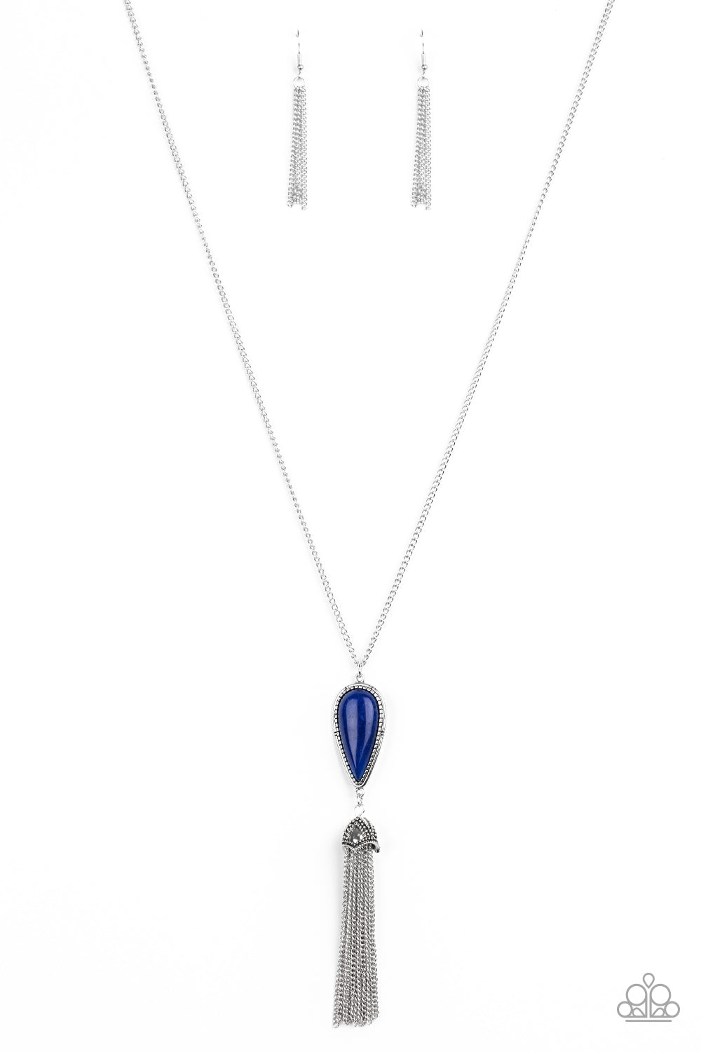 Zen Generation - Blue-Paparazzi Necklace (PZ-884)