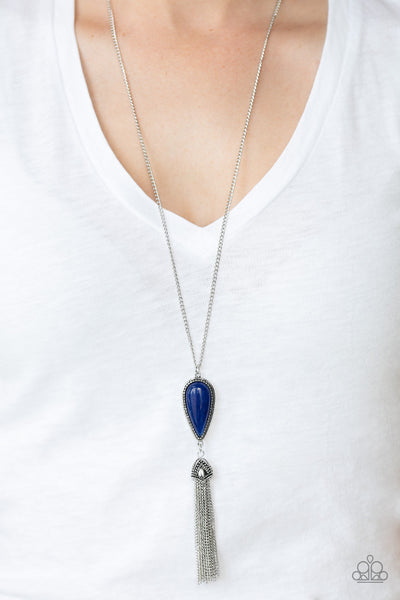 Zen Generation - Blue-Paparazzi Necklace (#884)