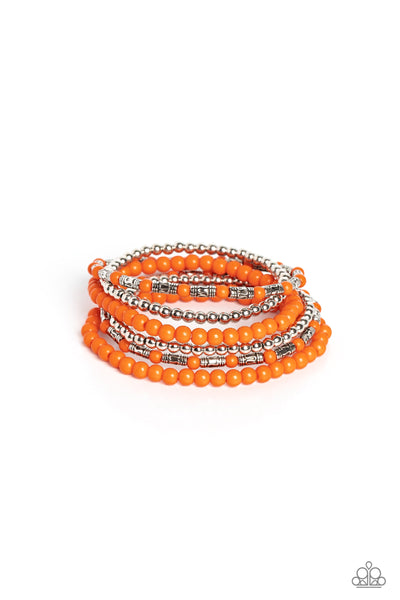 Mythical Magic - Orange Paparazzi Bracelet (2493)