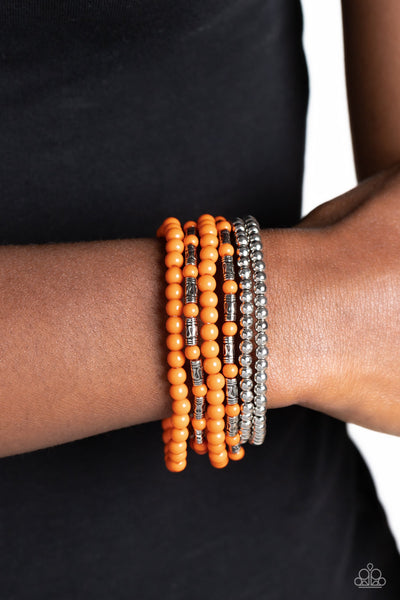 Mythical Magic - Orange Paparazzi Bracelet (2493)