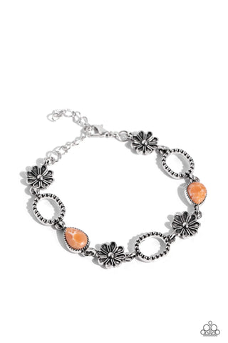 Casablanca Craze - Orange Paparazzi Bracelet (#5604)