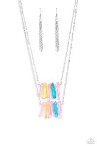 Crystal Catwalk - Multi Paparazzi Necklace (1397)