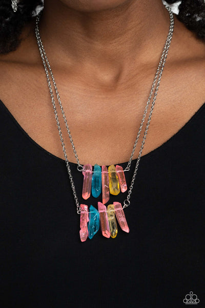 Crystal Catwalk - Multi Paparazzi Necklace (1397)