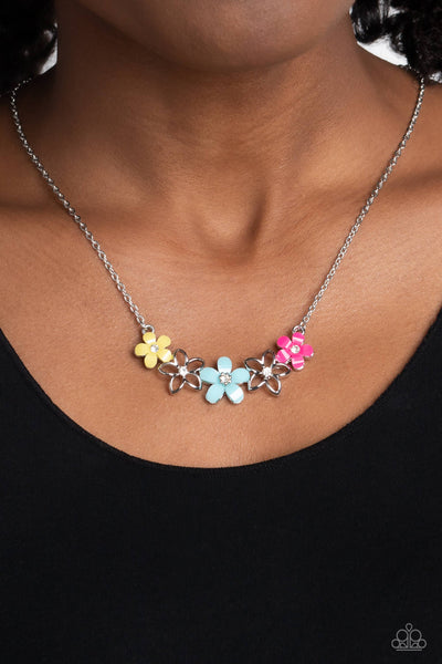 WILDFLOWER About You - Blue Paparazzi Necklace (#5157)