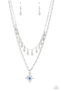 The Second Star To The LIGHT - Blue Paparazzi Necklace (#5398)