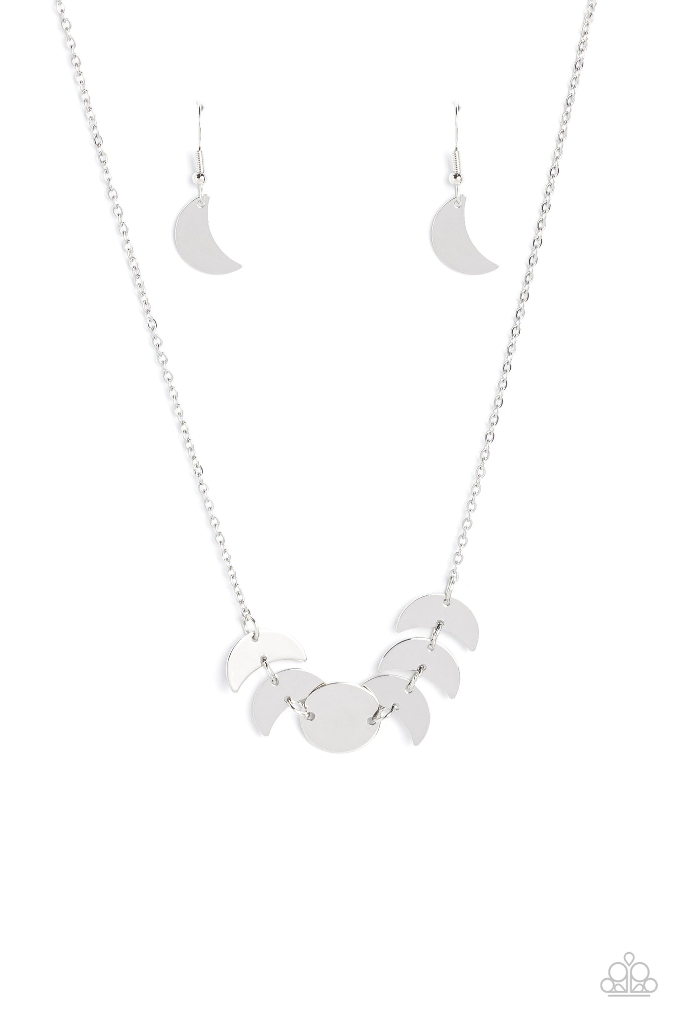 LUNAR Has It - Silver Paparazzi Necklace (#5171)