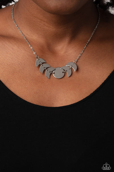 LUNAR Has It - Silver Paparazzi Necklace (#5171)