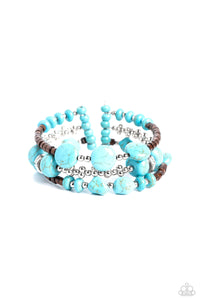 Operation Outdoors - Blue Paparazzi Bracelet (#5449)