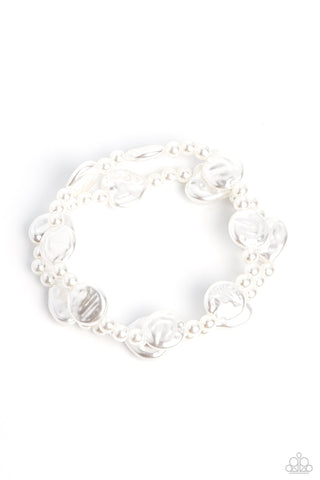 Good Time PEARL - White Paparazzi Bracelet (#4793)