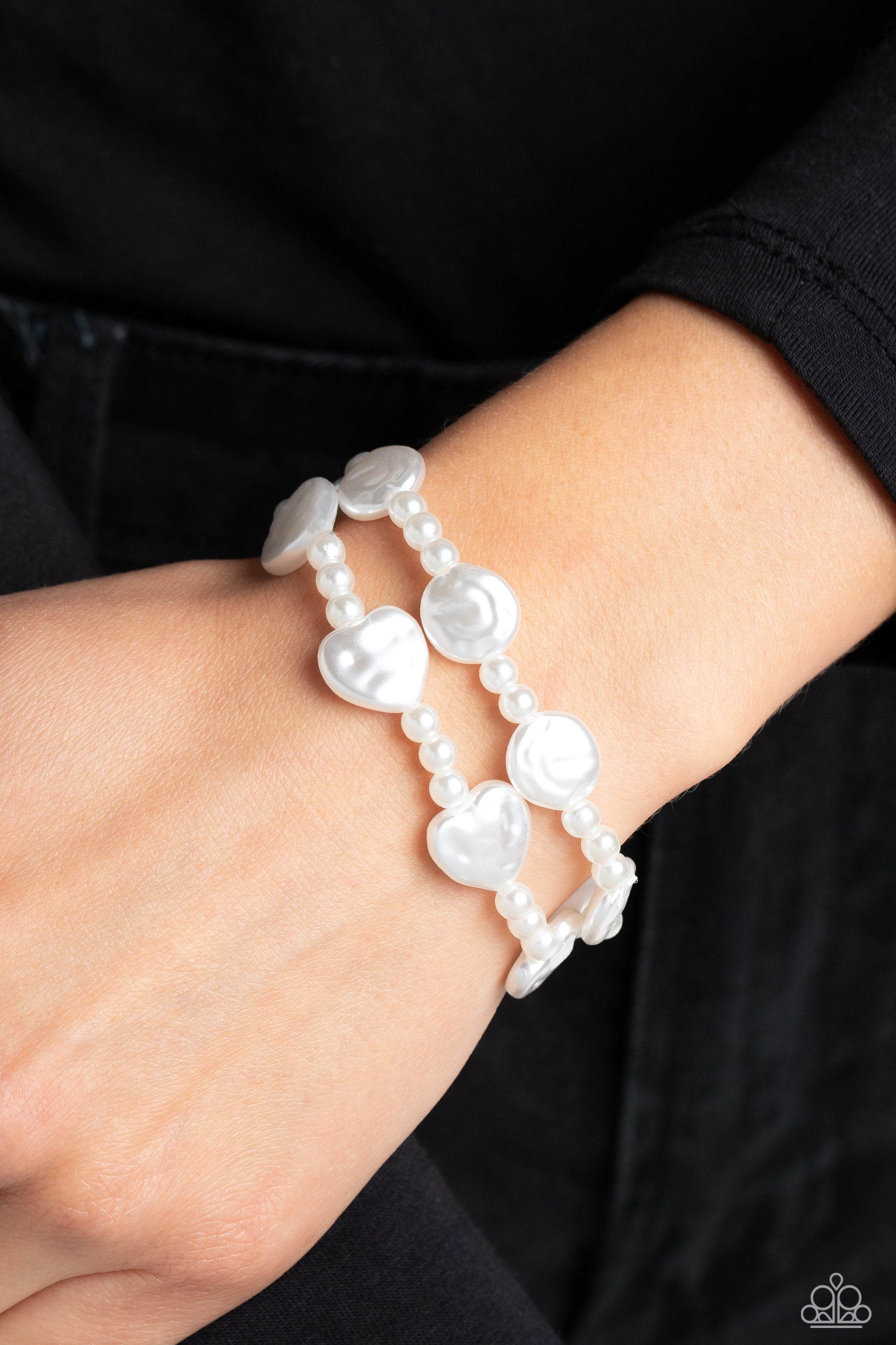 Good Time PEARL - White Paparazzi Bracelet (#4793)