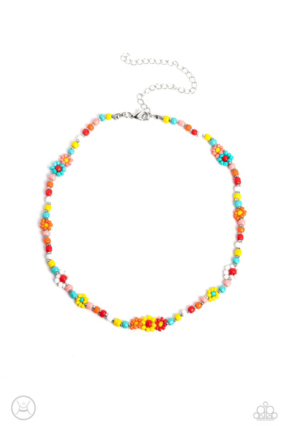 Flower Child Flair - Multi Paparazzi Necklace (S053)