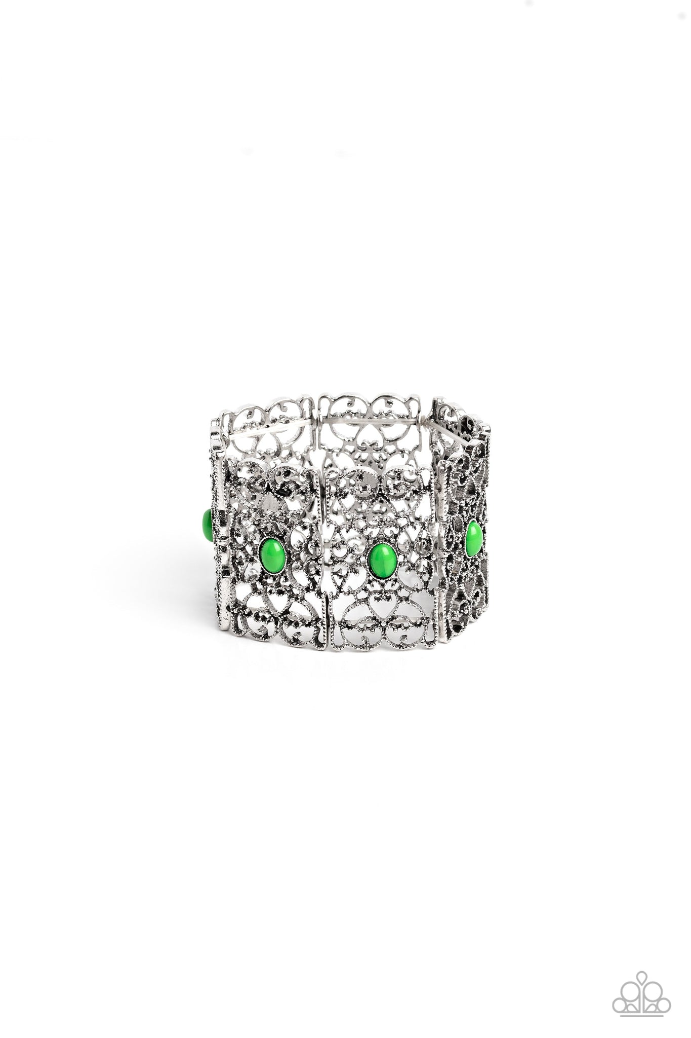 Fairest Filigree - Green Paparazzi Bracelet (#5356)