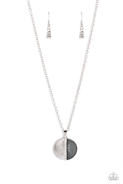 Captivating Contrast - Silver Necklace (#5325)