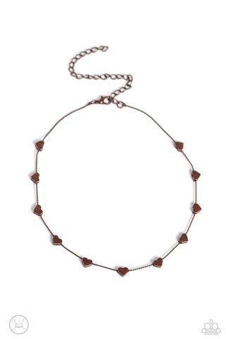 Public Display of Affection - Copper Necklace (#5333)