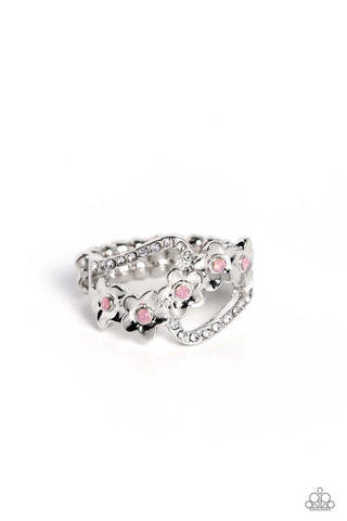 Captivating Corsage - Pink Paparazzi Ring