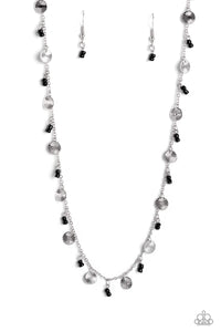 Sand Dollar Sass - Black Paparazzi Necklace (#4411)