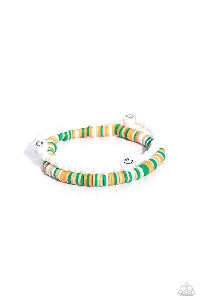 Tabloid Talent - Green Paparazzi Bracelet (#5368)