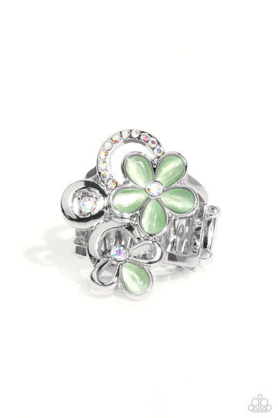 Fairy Circle - Green Paparazzi Ring