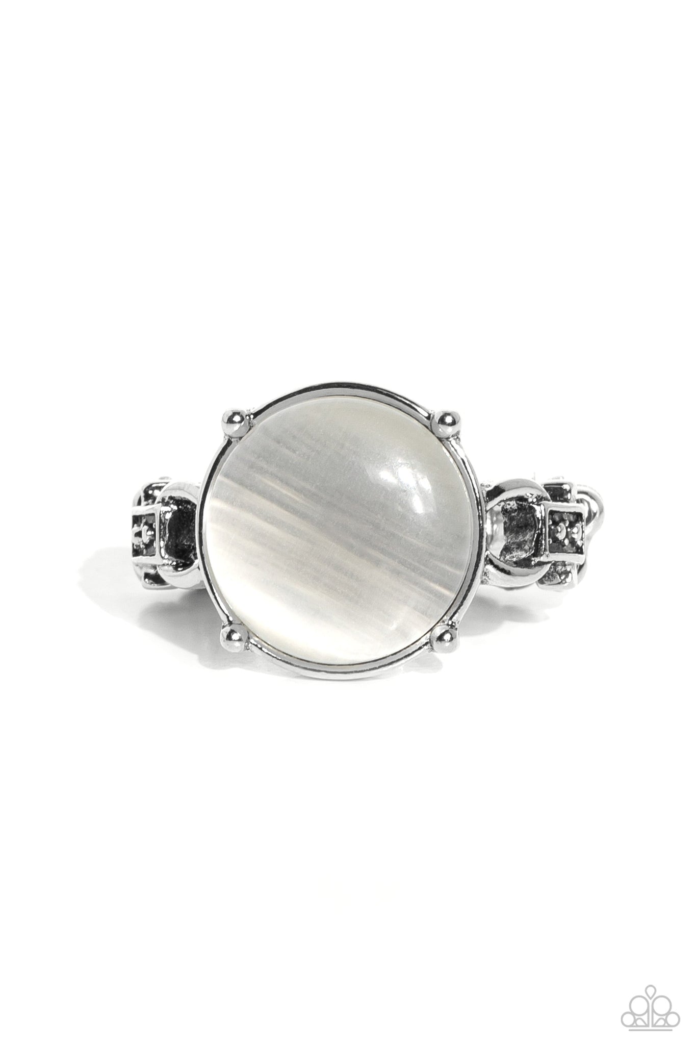 Upper Class Uniform - White Paparazzi Ring (P29)