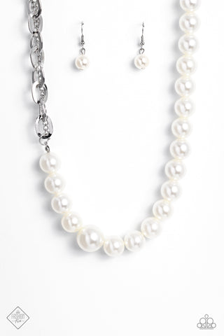 My PEARL - White Paparazzi Fashion Fix Necklace June 2023 (FF021)