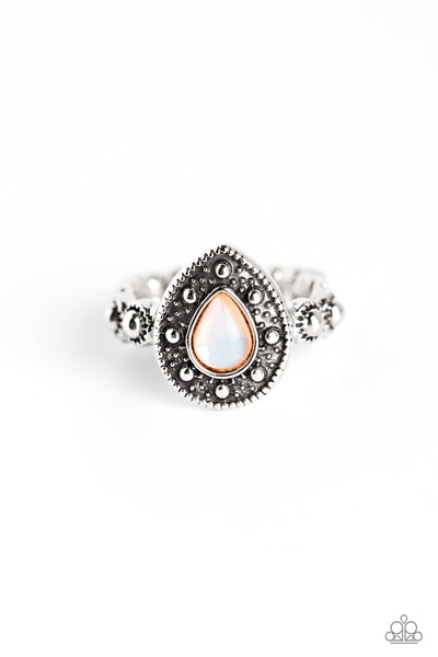 Opera Showcase - Orange Paparazzi Ring