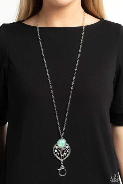 Celestial Charisma - Green Paparazzi Necklace (L033)