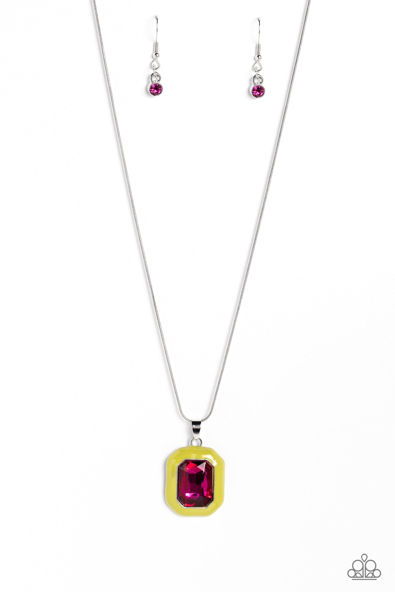 Emerald Energy - Multi Paparazzi Necklace (#5407)