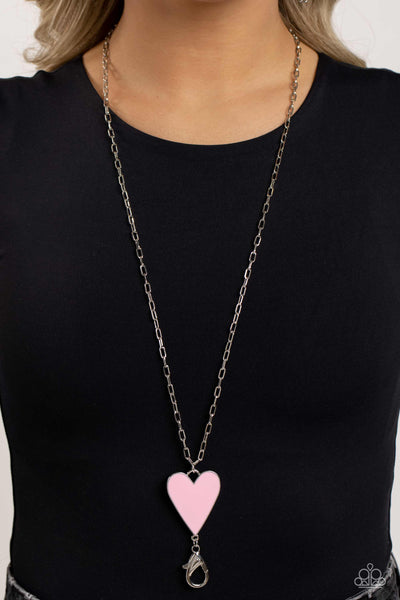 Subtle Soulmate - Pink Paparazzi Necklace (L015)