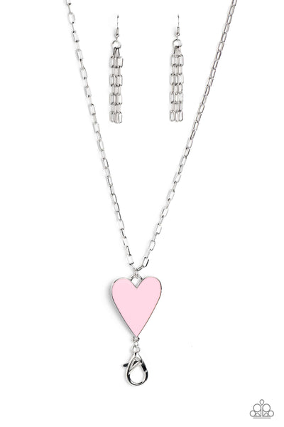 Subtle Soulmate - Pink Paparazzi Necklace (L015)