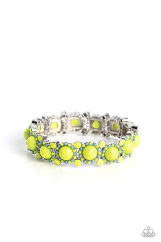 Pop Art Party - Green Paparazzi Bracelet (#5440)