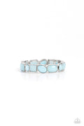 Giving Geometrics - Blue Paparazzi Bracelet (#4577)