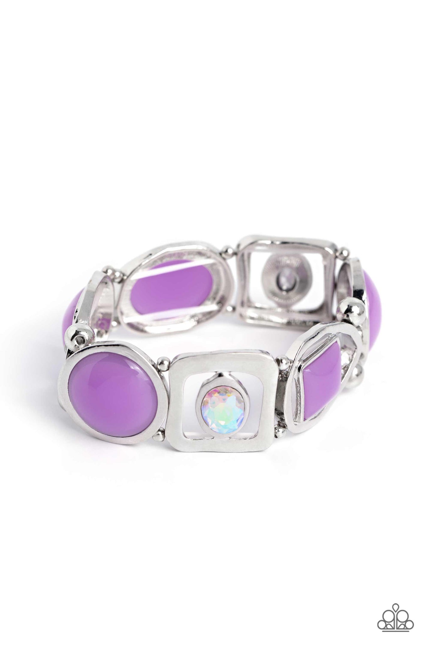 Majestic Mashup - Purple Paparazzi Bracelet (#1385)