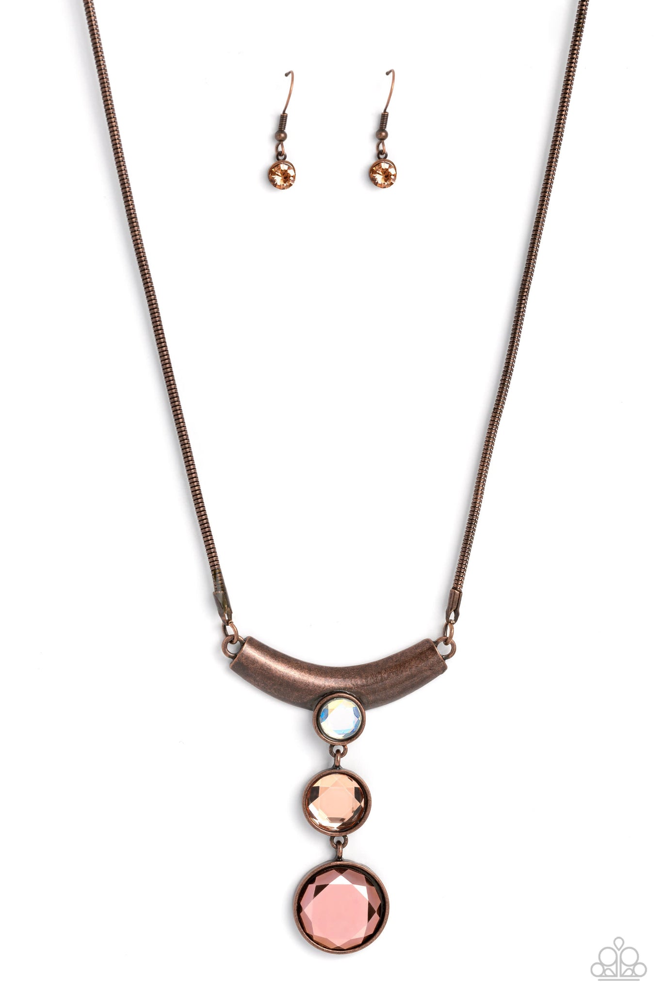 Alluring Andante - Copper Paparazzi Necklace (#2572)