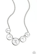 PALM Before the Storm - White Paparazzi Necklace (#5540)