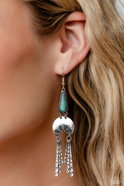 Highland Haute - Blue Paparazzi Convention 2023 Earring 1721