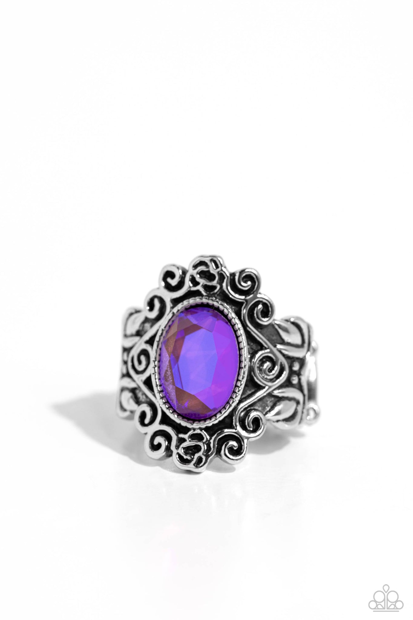 Fairytale Fanatic - Purple Paparazzi Ring (T77)