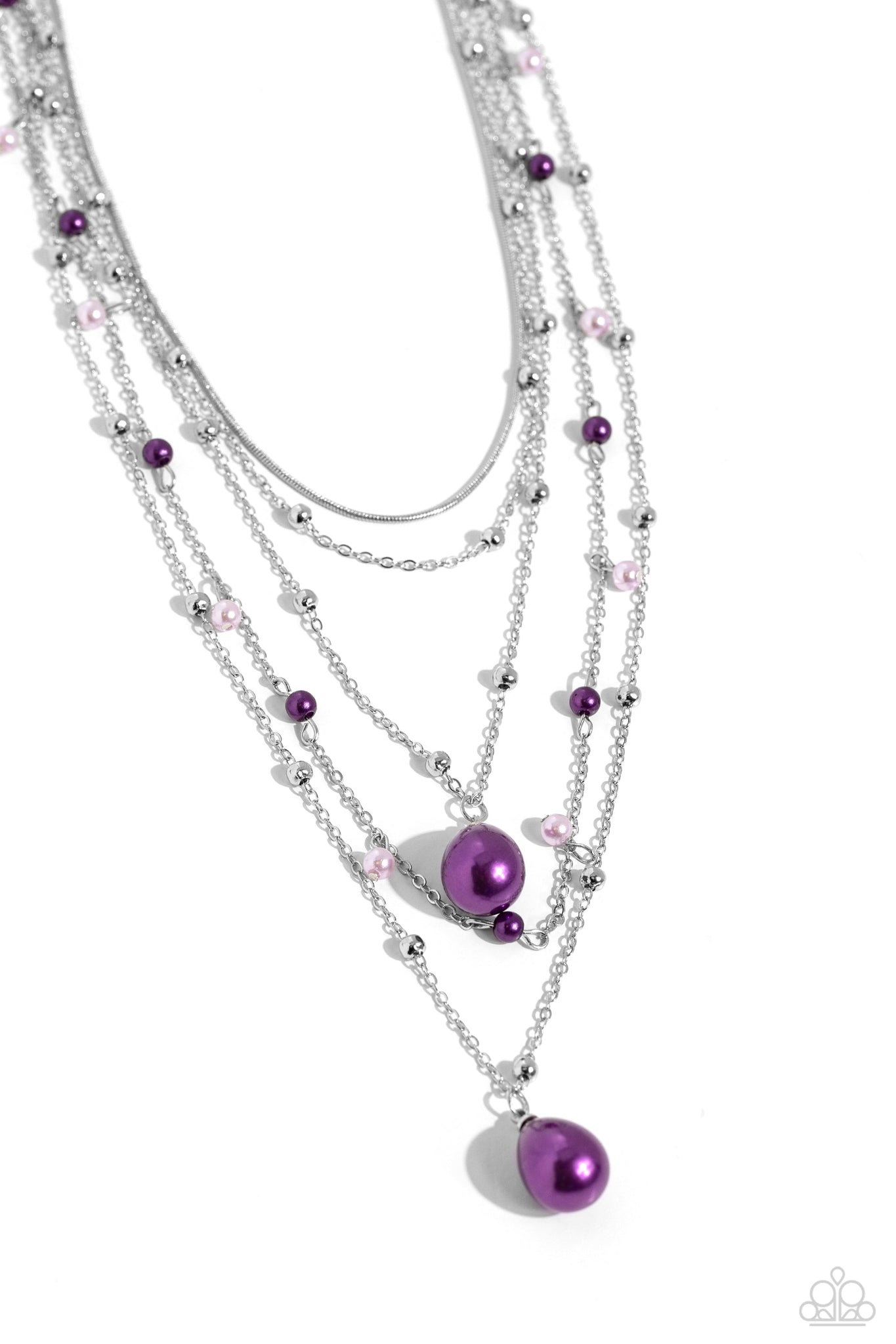 SASS with Flying Colors - Purple Paparazzi Necklace