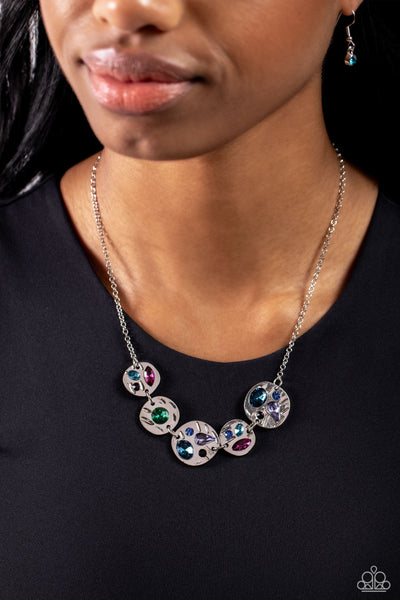 Handcrafted Honor - Multi Paparazzi Necklace (#3139)