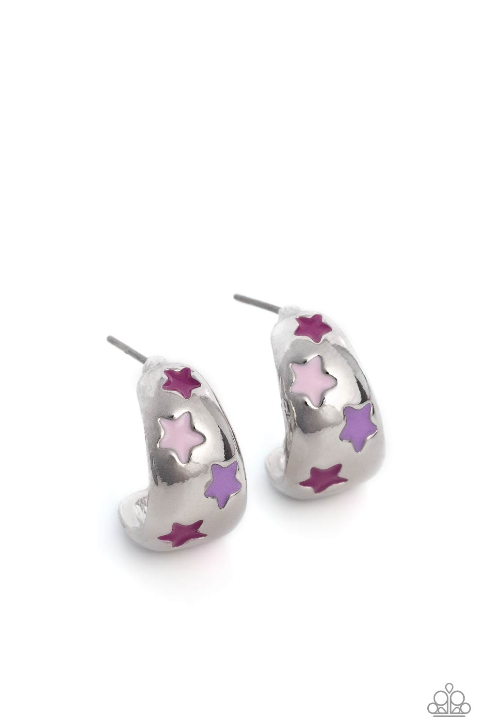 SCOUTING Stars - Pink Paparazzi Earring  (#5738)