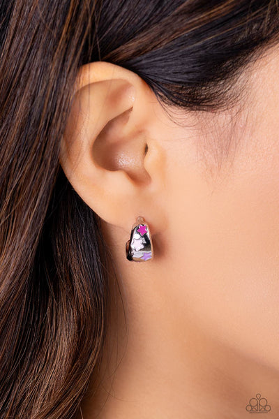 SCOUTING Stars - Pink Paparazzi Earring  (#5738)