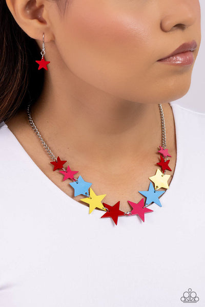 Starstruck Season - Red Paparazzi Necklace (#5705)