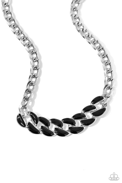 CURB Craze - Black Paparazzi Necklace  (#5733)