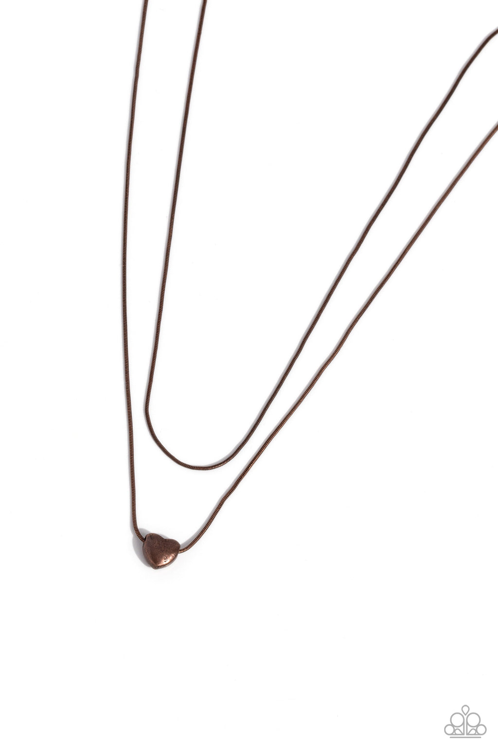 Sweetheart Series - Copper Paparazzi Necklace (#5703)