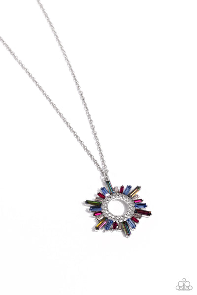 Enigmatic Edge - Multi Paparazzi Necklace