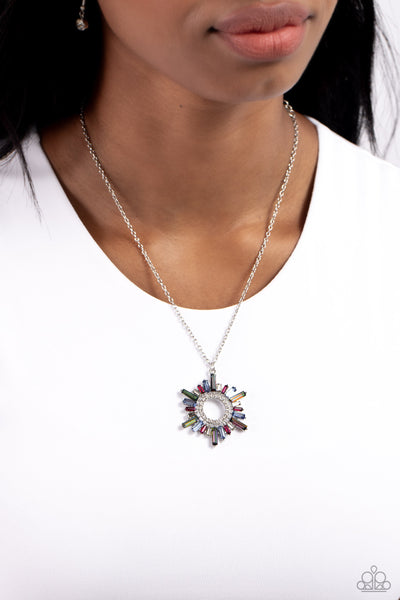 Enigmatic Edge - Multi Paparazzi Necklace