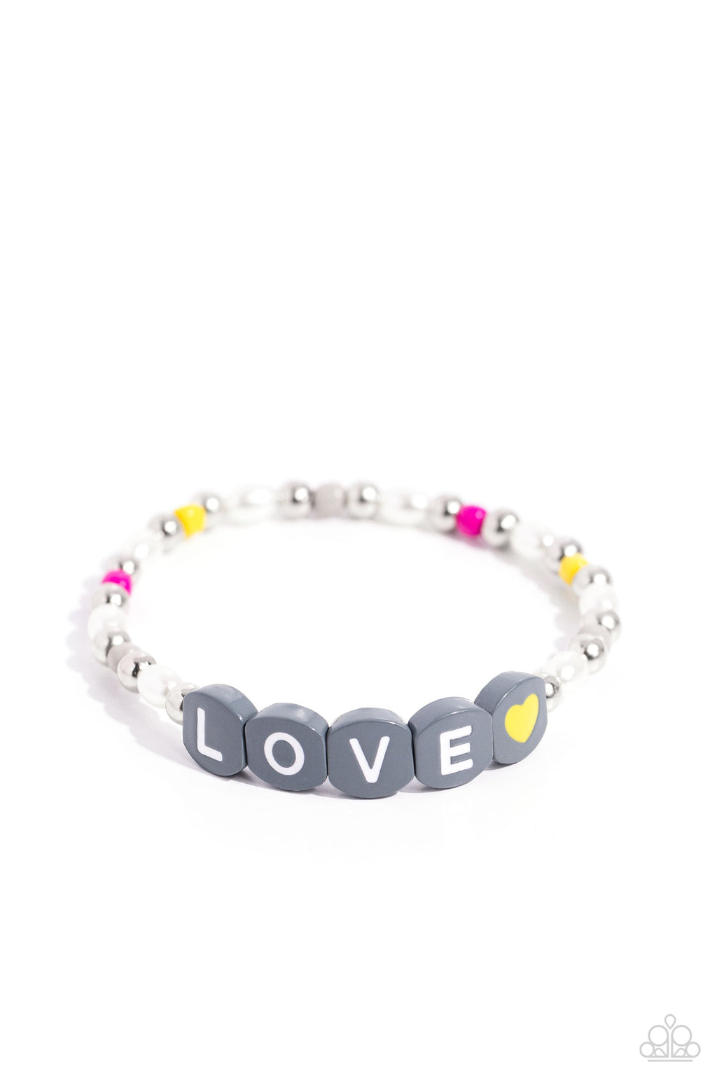 Love Language - Silver Paparazzi Bracelet  (#5735)
