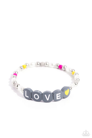 Love Language - Silver Paparazzi Bracelet  (#5735)